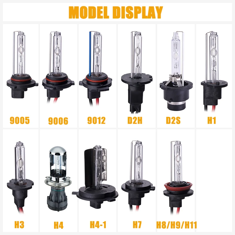 Высококачественный ксеноновый комплект MGTV 12 В 55 Вт Hid H1 H3 H7 H27 H11 H4 Bi Xenon Hi/Low 9005 9006 D2S