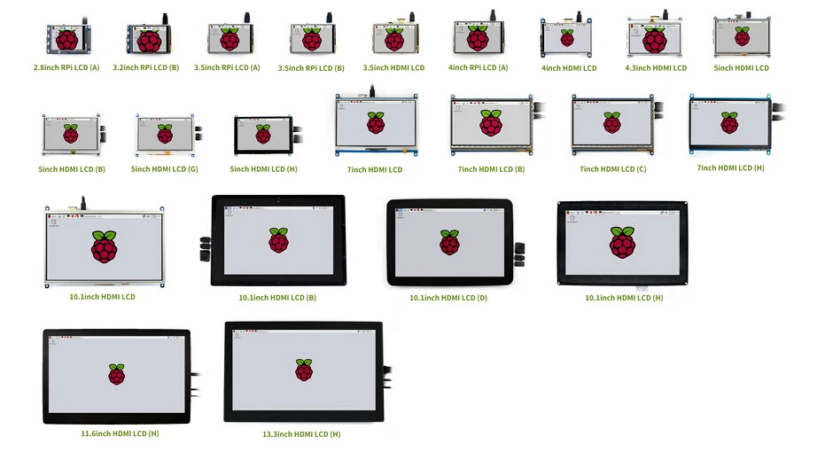 Waveshare " HDMI lcd(C) с биколор чехол ips сенсорный экран для Raspberry Pi BB Черный и т. д. компьютерный монитор поддерживает окно 10