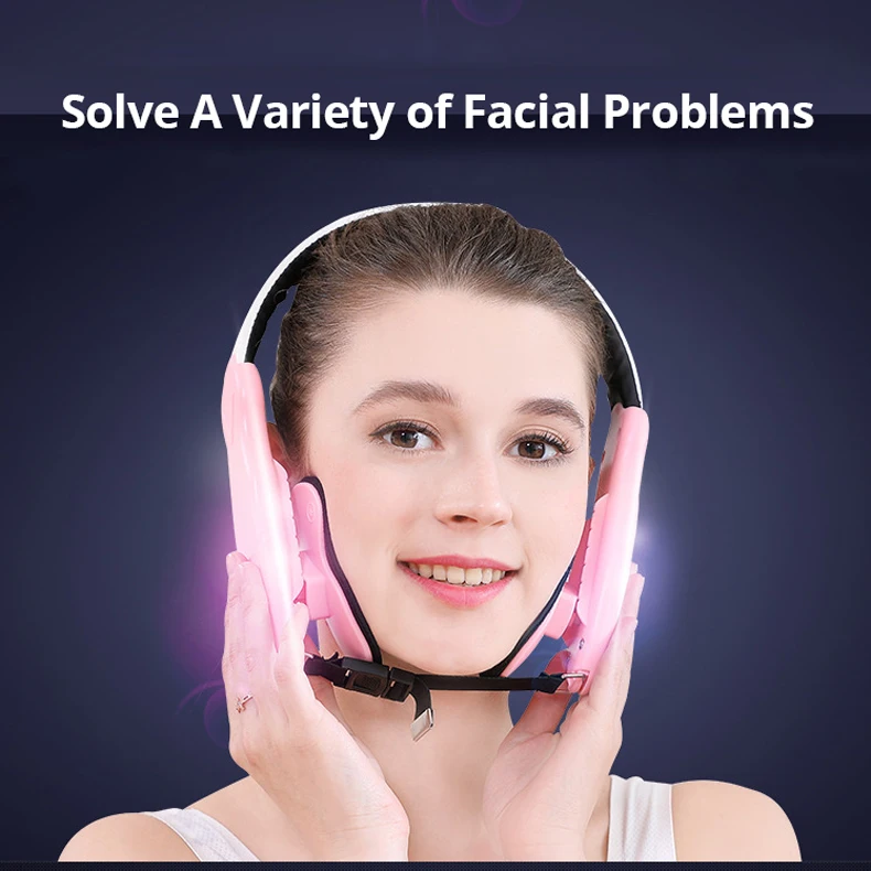 Корректор для похудения лица V-Face через поддерживающее давление тонкий Cheekbone и подбородок уменьшает массажер улучшает отек для лица