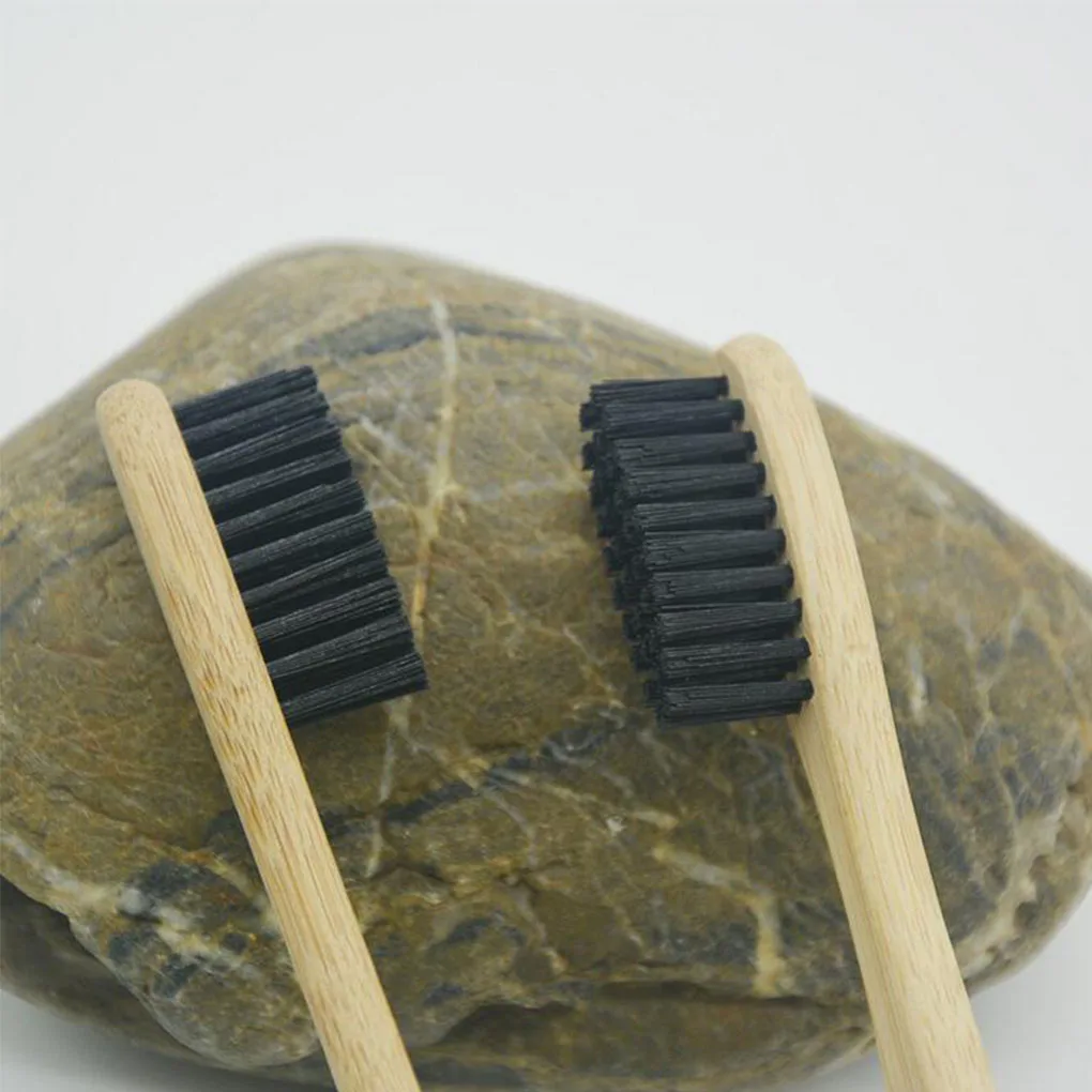 Новая Экологически чистая деревянная зубная щетка бамбуковая зубная щетка бамбуковое волокно деревянная ручка зубная щетка для взрослых