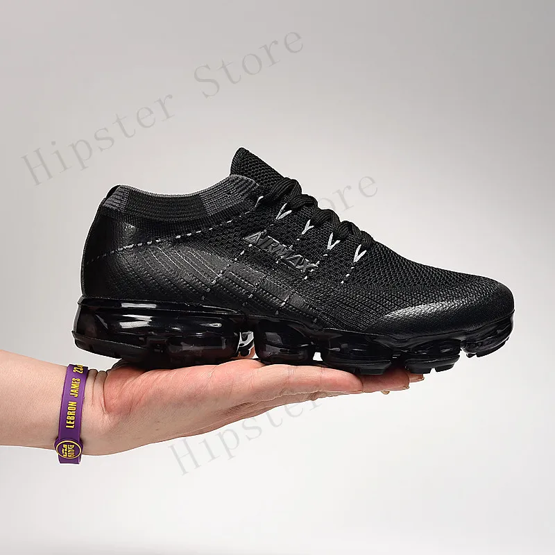 Cena Kobiety trampki mężczyźni Air Vapormax_2.0 buty wysokiej jakości buty z poduszką powietrzną odkryty lekkoatletyczny sport trampki biały czarny