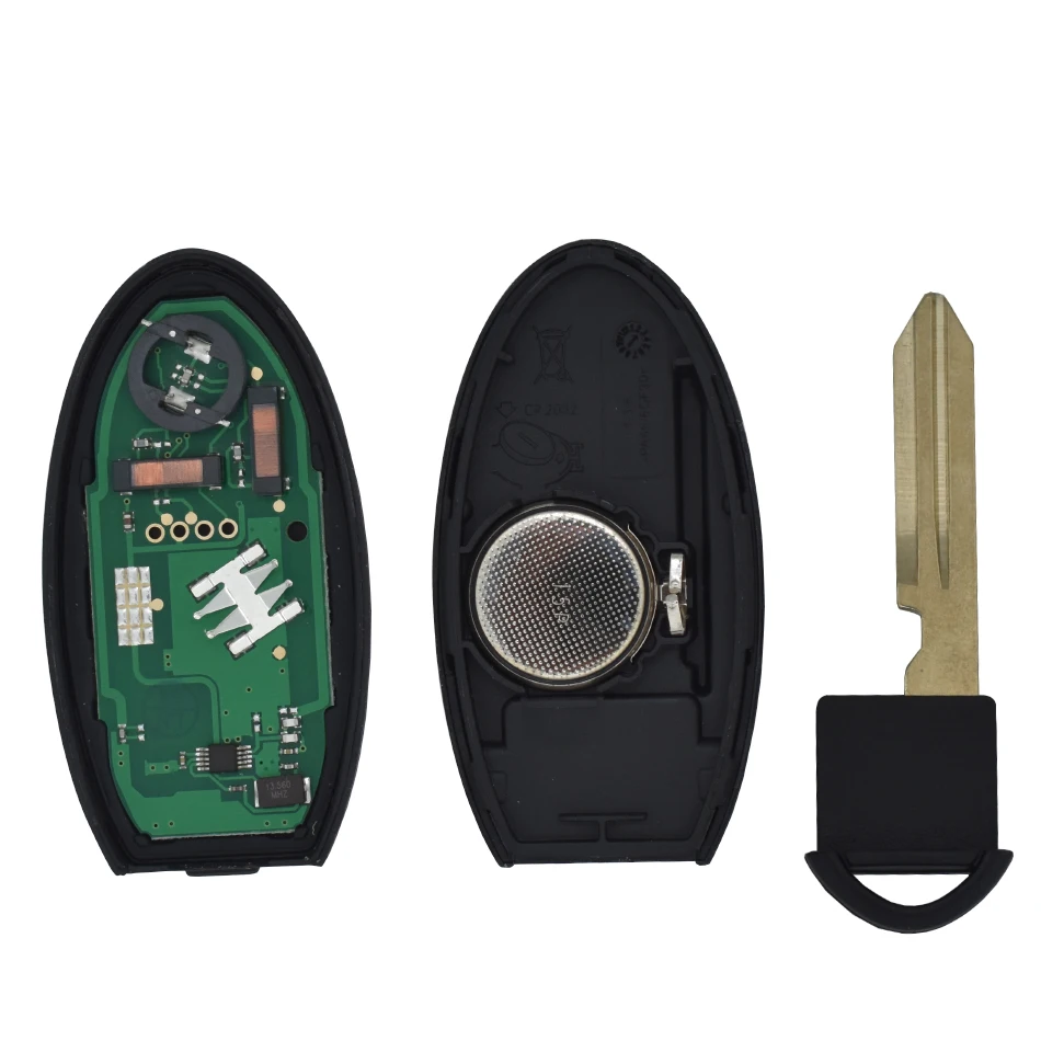 DJBFANDEA 3 кнопки смарт-пульт дистанционного управления автомобиля Автозапуск брелок для NISSAN New BlueBrid с 433 МГц ID46 PCF7952 чип FSK сигнал