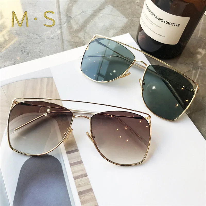 Новые модные женские солнцезащитные очкив ретро стиле, фирменные дизайнерские солнцезащитные очки с градиентом, мужские солнцезащитные очки Винтажные Солнцезащитные Очки