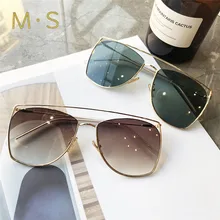 Новые модные женские солнцезащитные очкив ретро стиле, фирменные дизайнерские солнцезащитные очки с градиентом, мужские солнцезащитные очки Винтажные Солнцезащитные Очки