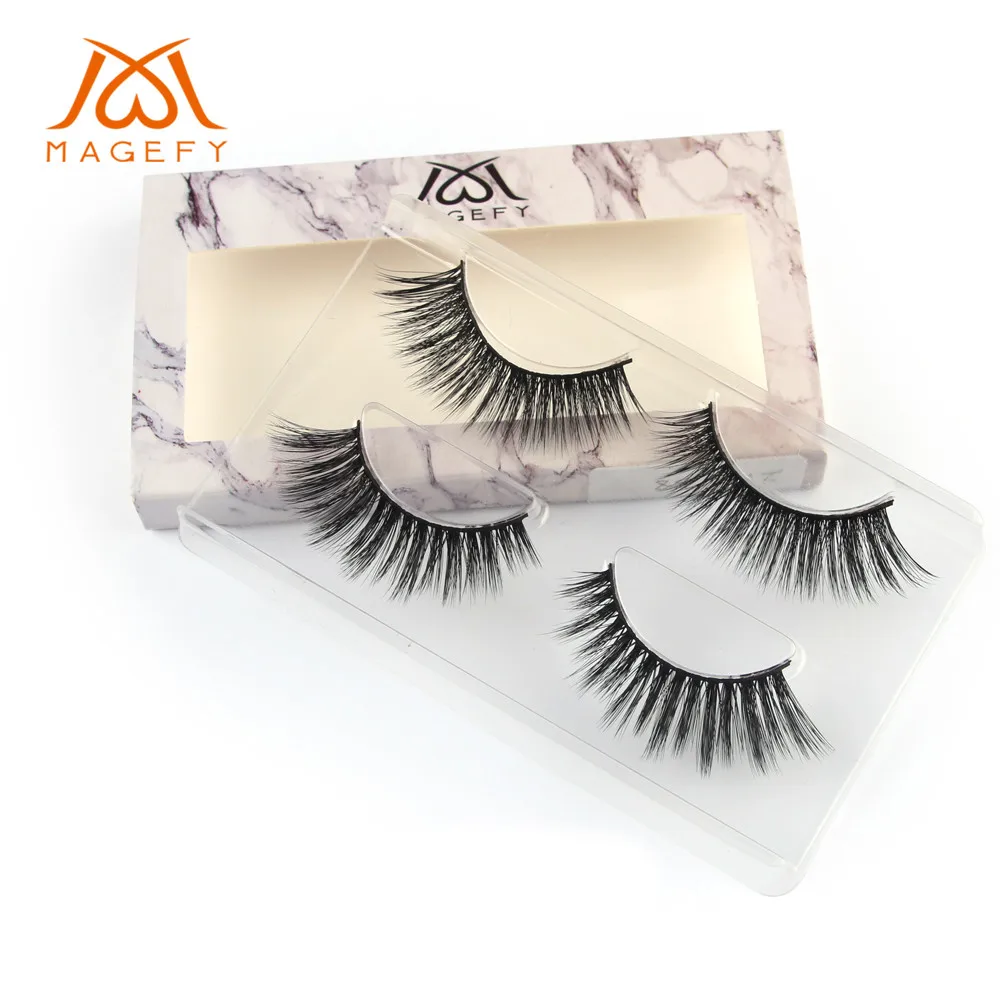 

Real 3D Mink Soft Long Natural Eye Lashes Makeup Thick False Eyelash Extension mink eyelashes 3d mink hair lashes magnetic #05