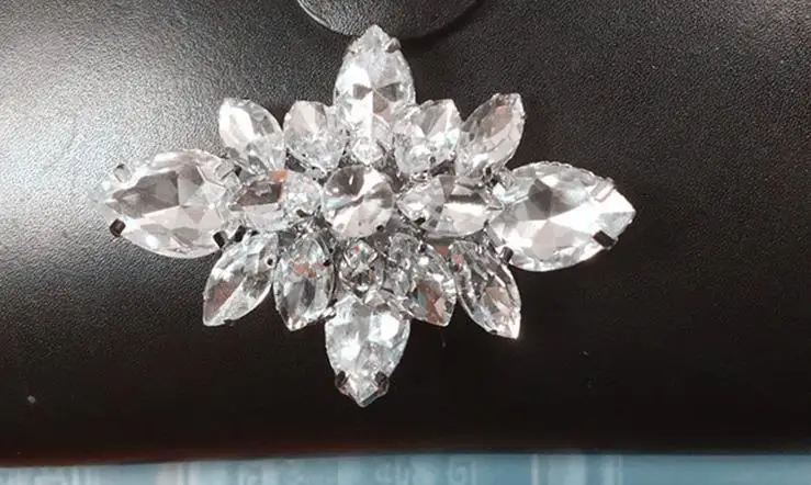 Украшенные стразами diamond Нашивки для Обувь Сумки Платья для женщин Размеры 6.5*4.5 см 20 шт./лот Наборы для творчества