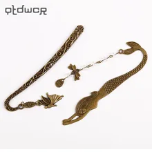 1 шт. модная винтажная металлическая Закладка Русалка из бисера или ангелы бабочка