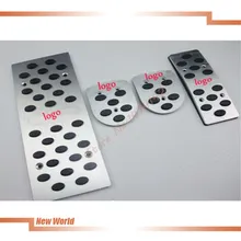 New aluminum car pedal auto foot pedals For Mitsubishi Lancer-ex V3 MT Automatic transmission car foot pedals