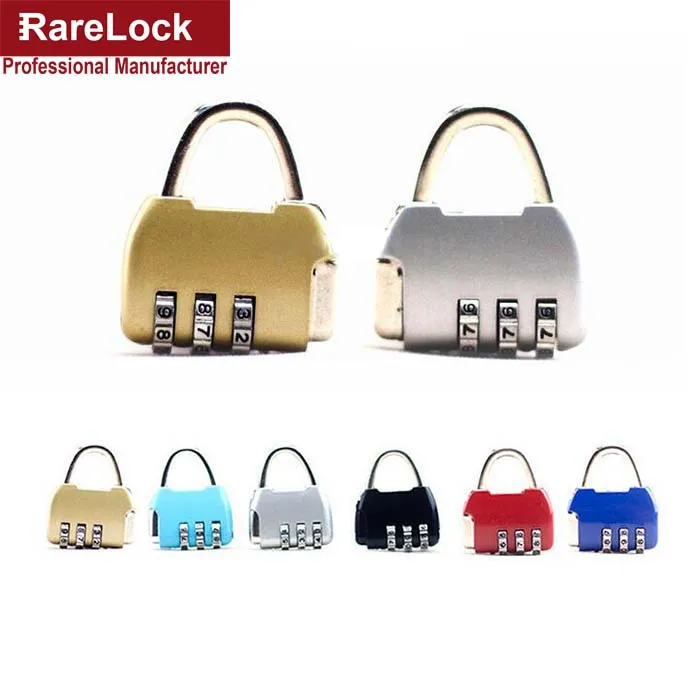 Us 3 75 6 Off Lhx 7 Color Code Safe Combination Password Lock Padlock Suitcase Luggage Bo Safety Travel Bags Locks In From Home Improvement