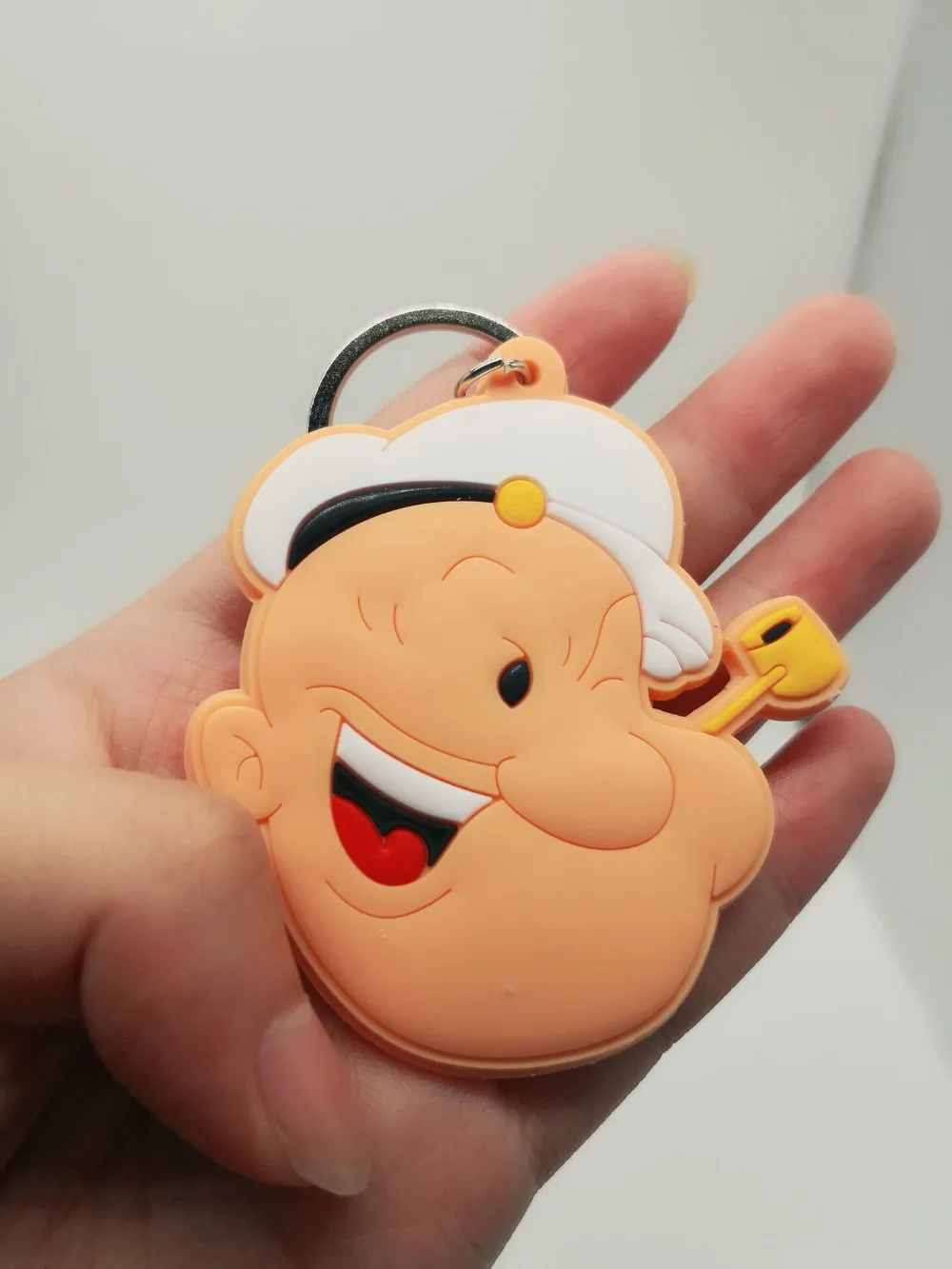 Аниме Popeye the Sailor cos двойной ПВХ брелок оливковый Oyl фигурки ключ chian брелок для мужчин и женщин дети Llavero игрушки подарок вечерние