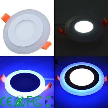 

Dimmable LED Panel 6w 9w 16w Round Square 3 Model LED Ceiling Recessed Panel Light AC85-265V Double Color LED Painel Lamp