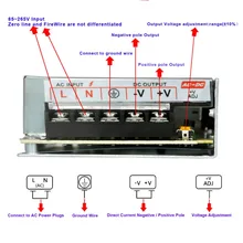 50W Led Power Supply Ac 100-240V to Dc 5V 10A for Led with Ce Rohs Certification