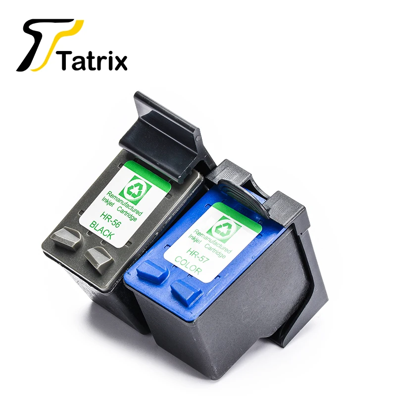 Чернильный картридж Tatrix для HP56 HP57 HP Deskjet 450 5150 5550 5552 5650 9650 Photosmart 7150 7155|ink cartridge|hp 56hp 56