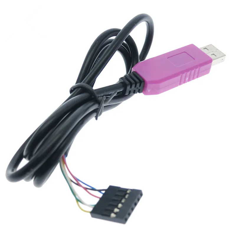 1pcs 6Pin Cable PL2303HXD USB To TTL/RS232 Support WIN/7/8