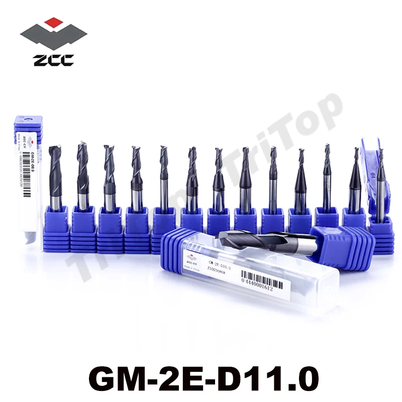 ZCC.CT zcc GM 2E D11.0 hot sell carbide two flute flattened end mills ...