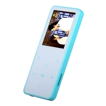 8G спортивный mp3mp4 плеер имеет экран без потерь музыки может быть вставлен карта записи дисплей лирика белый+ синий
