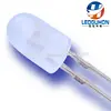 white diffused lens and high brightness 5mm 504 white color oval led ► Photo 1/2