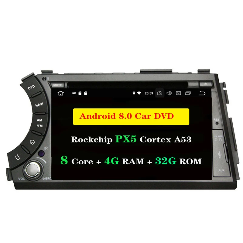 Perfect Ectwodvd 4G RAM 32G ROM Octa Core Android 8.0 Car DVD For SsangYong Actyon sports 2005 2006-2013 Radio Stereo GPS Navigation 0 Perfect Ectwodvd 4G RAM 32G ROM Octa Core Android 8.0 Car DVD For SsangYong Actyon sports 2005 2006-2013 Radio Stereo GPS Navigation 0