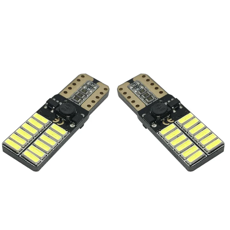 2 4 шт./лот 194 W5W T10 4014 LED 24 SMD Canbus лампочки без ошибок Led Парковка автомобиля Стайлинг