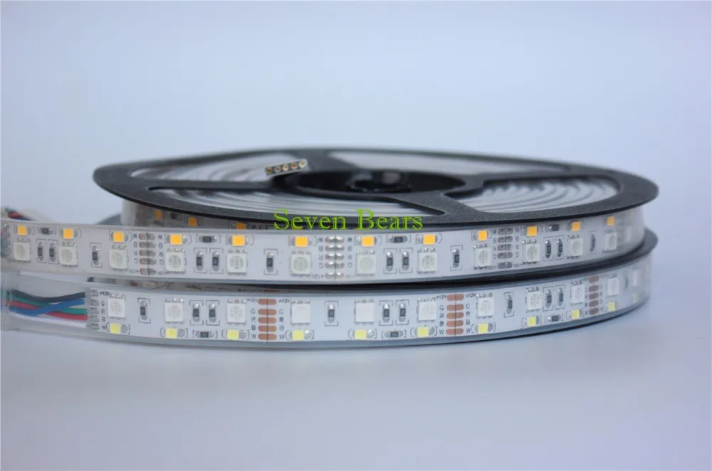 US $15.30 Double Row RGBW LED Strip 5050 RGB 2835 White Warm White DC12V 120 LEDM 5mLot