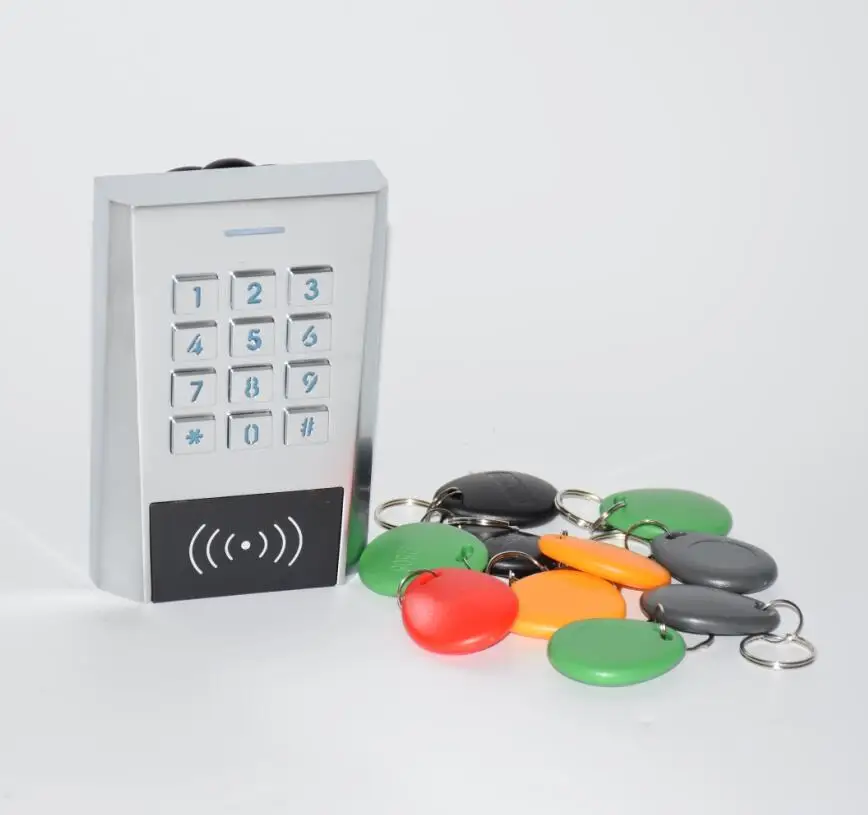 IP66 1000 Пользователь Bluetooth EM RFID Клавиатура доступа reader с 10 теги для дверного замка средство открытия шлюза