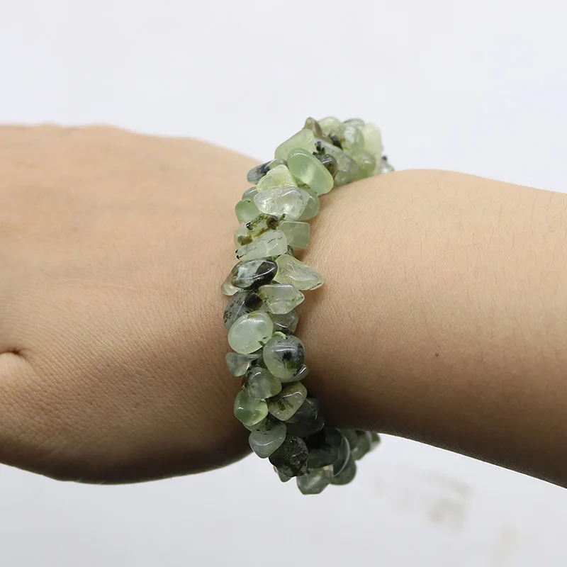 

Fashion Irregular Natural Stone Bracelet Beads Stretch Elastic rope Handmade Beaded Bracelet women accessories
