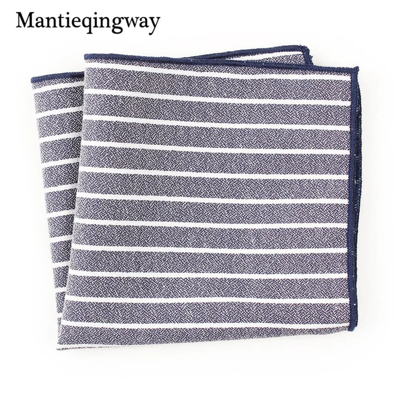 Mantieqingway модные Повседневное полосатый платок Платки носовые для девочек для Для мужчин Для женщин Интимные аксессуары мужской Бизнес