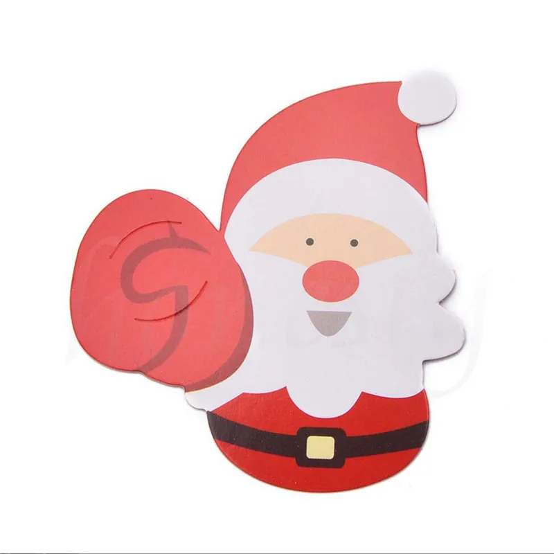 25 шт. палочки для леденцов бумажные Конфеты Шоколад Cak рождественские украшения DIY Подарочное Рождественское украшение Пингвины Санта-Клаус Снеговик торт Pops - Цвет: Santa Claus