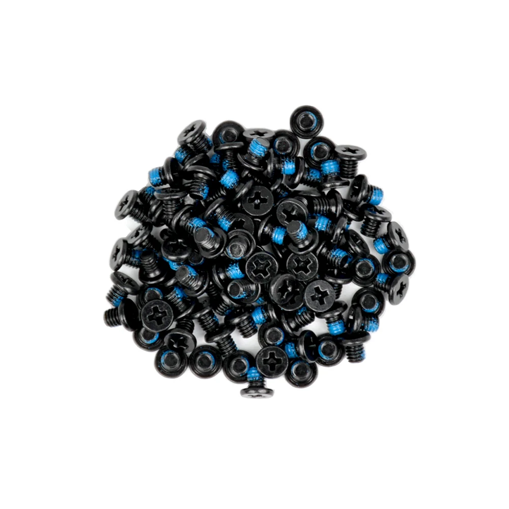 

100Pcs M2.5*3mm Small Flat Philips Screws For Laptops Tamper-resistant Screw Notebook Computers Carbon Black Nickel Plating