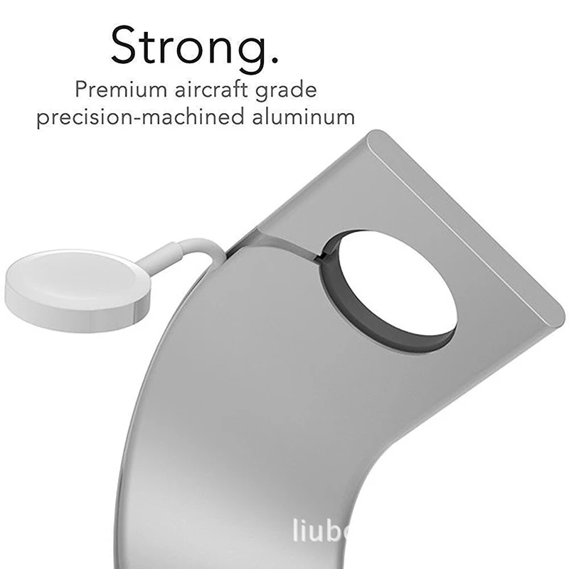 U тип алюминиевое зарядное устройство из алюминиевого сплава подставка с подзарядкой док-станция кронштейн для Apple Watch Series 1 2 3 4 Настольный держатель стойка фиксатор