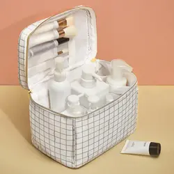 Портативная, для путешествий, косметическая сумка ткань Оксфорд водонепроницаемая сумка для умывальных принадлежностей Ванная комната