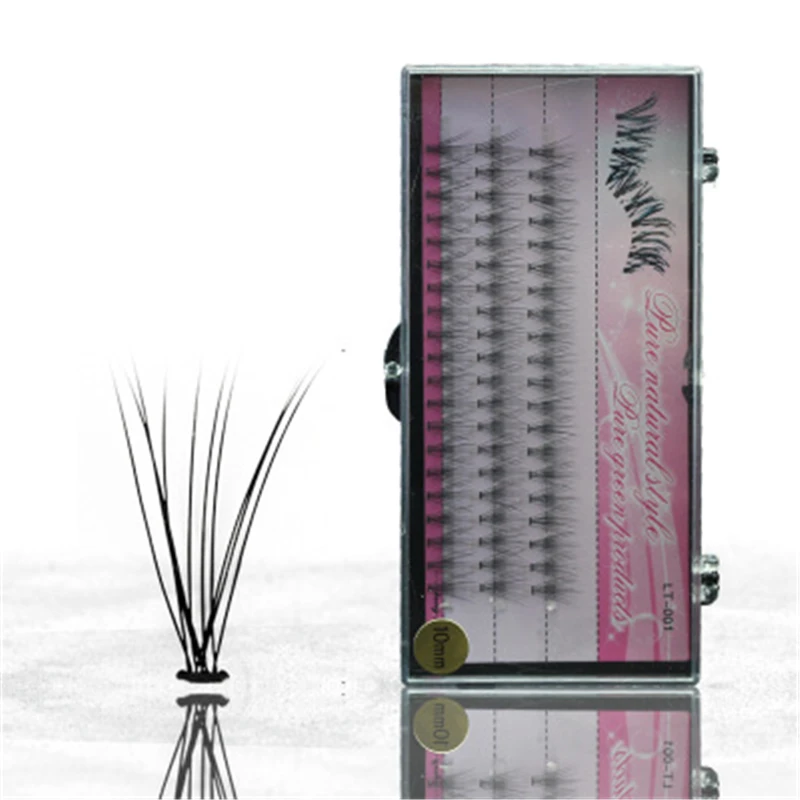 

8/10/12/14mm Curl Natural Individual Cluster False Eyelash Eye Lashes Extension Fake Eyelashes Makeup Lash Extension Supplies