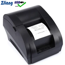 Zjiang POS термопринтер Мини 58 мм кассовый usb-принтер чековый принтер для Resaurant и супермаркета EU/US PLUG