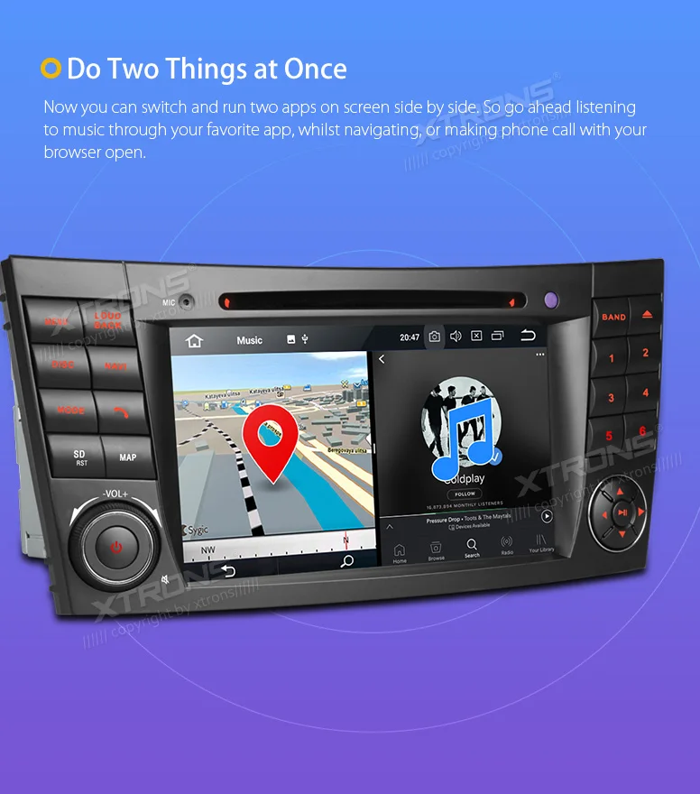 Sale 7" Android 8.0 OS Car DVD Multimedia Navigation GPS Radio for Mercedes-Benz E-Class W211 2002-2008 (E200 E220 E240 E270 E280) 8