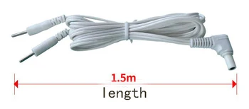 

2.35mm 2 in 1 Saferty electrode cable electric acupuncture body massager electrode pin is 2mm lead massager accessory