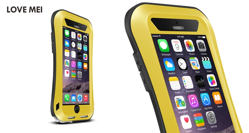 Small Waist Armor Metal Case For iPhone 6s Plus  (18)