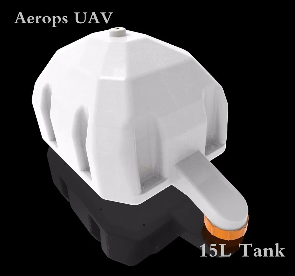 Aerops сельского хозяйства БПЛА комплектующие для Дронов часть 15л пластиковый резервуар для жидкости для распыления пестицидов AP-T3-15
