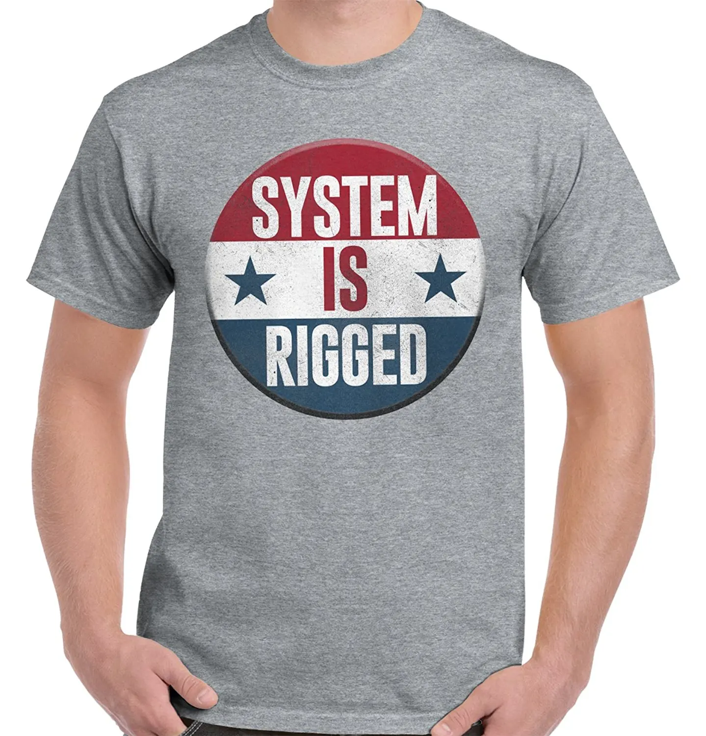 System Is Rigged Donal font b Trump b font Lost Hilary Clinton Won T Shirt