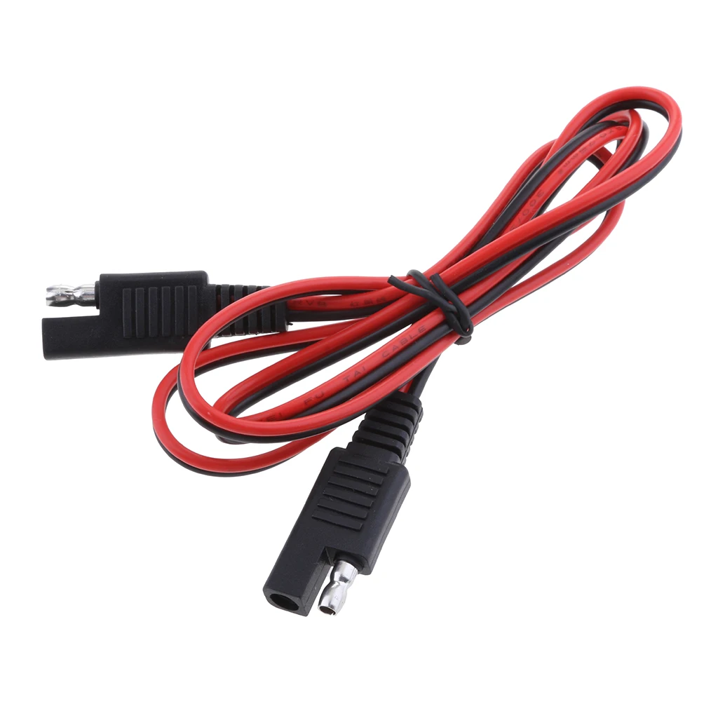 2019 NEW Universal 18AWG SAE Male to Male Extension Adapters Charger Cables For Car Boat Motor Solar Panel Batteries Portable
