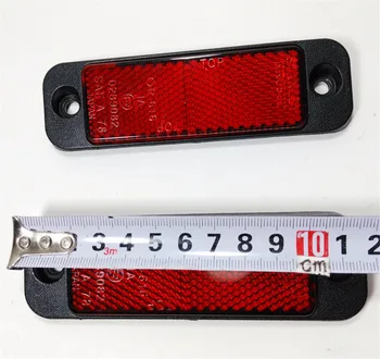 

A Pair left and right Free shipping rear bumper light reflector for Mitsubishi Pajero V31 rear strobe light