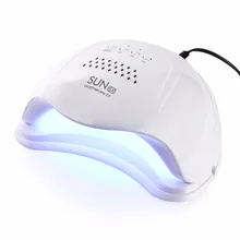 sun5x 48W LED UV Nail Gel Curing Lamp Light Nail Gel Polish Dryer Salon UV Nail Lamp UV Light with Automatic Sensor 4 Timer professional nail uv led lamp 36w 72w automatic sensor sunuv dryer nail art uv gel polish curing machine time set for nail salon
