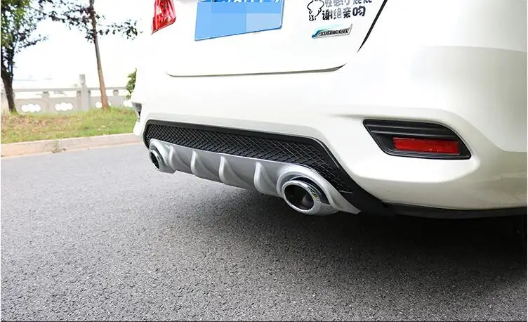 Для Nissan Sentra SYLPHY /17/18/ задний спойлер задний бампер диффузор защитные бамперы ABS Материал корпусный набор задний для губ