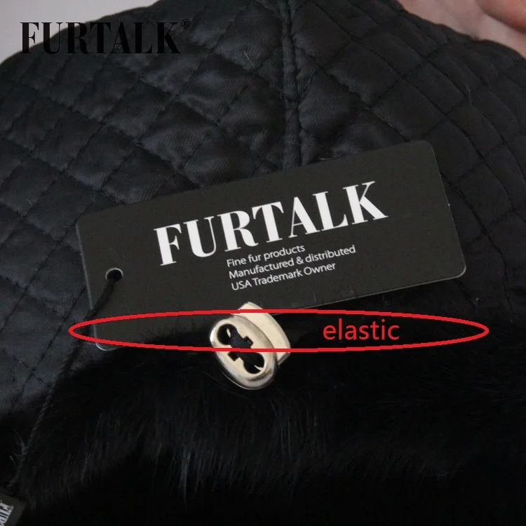 FURTALK русская зима, настоящая норковая шапка-ведро для женщин, теплая шапка из натурального меха норки