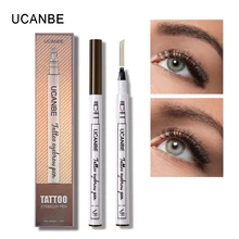UCANBE тонкий эскиз 3d карандаш для бровей водостойкий жидкий тинт для бровей натуральный усилитель краситель для бровей Тату набор инструментов