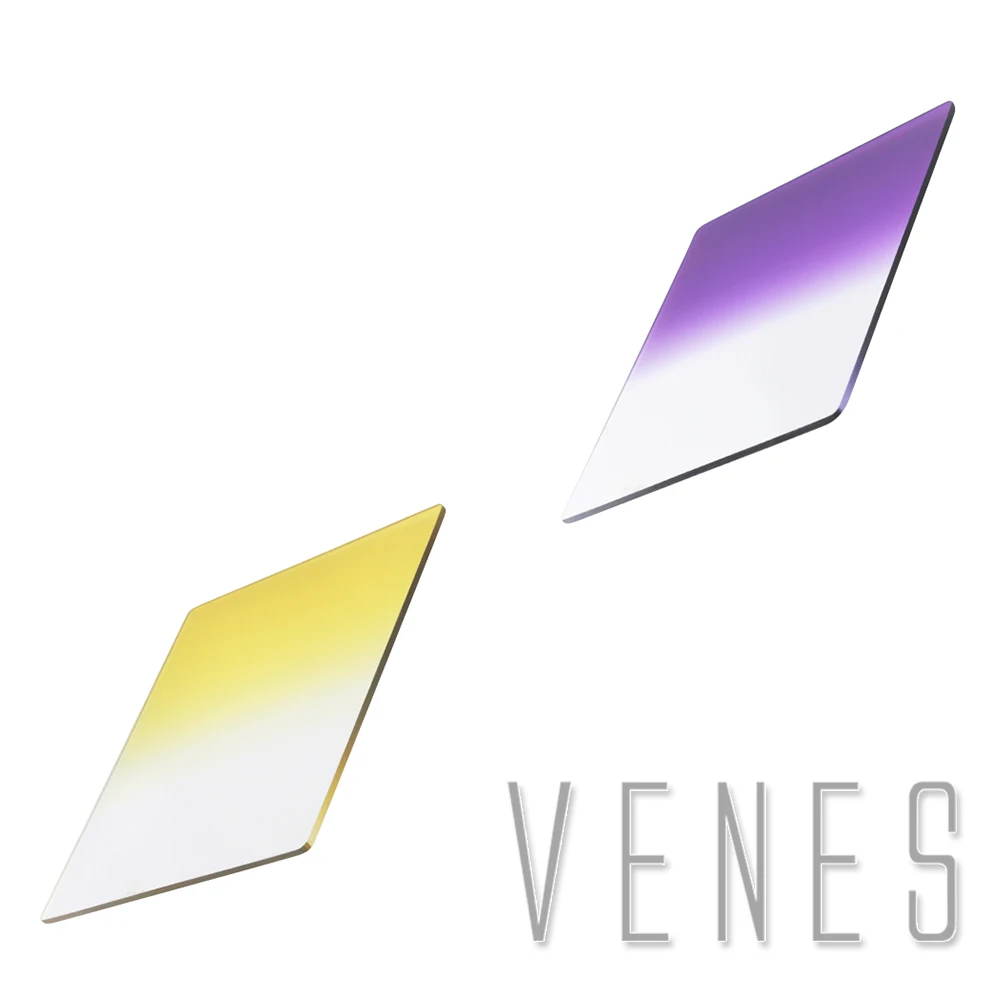 

Venes Gradual Purple, yellow Plexiglas Filter work for Cokin P series