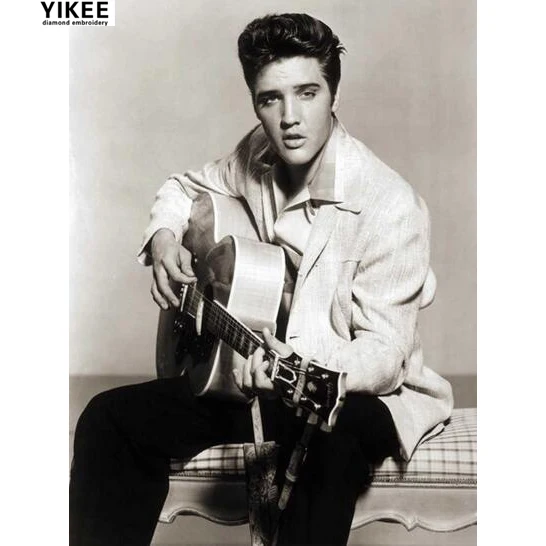 Алмазная 5d Вышивка сделай сам алмазная живопись вышивка крестиком Elvis Presley | Дом и