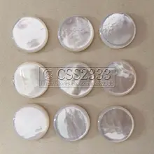 Трубы палец клавиши для ремонта деталей новые белые кнопки из ракушек