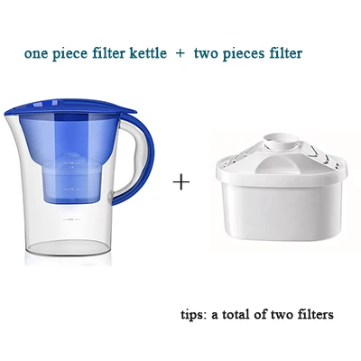 Бытовой очиститель воды кухонный фильтровальный чайник принадлежности фильтр очистки воды оборудование фильтровальный чайник Быстрая фильтрация - Цвет: Цвет: желтый