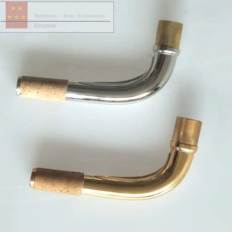 Description Picture 3 of itemBaritone saxophone neck gold lacquer or Nickel plating 21mm 21.5mm 22mm 22.5