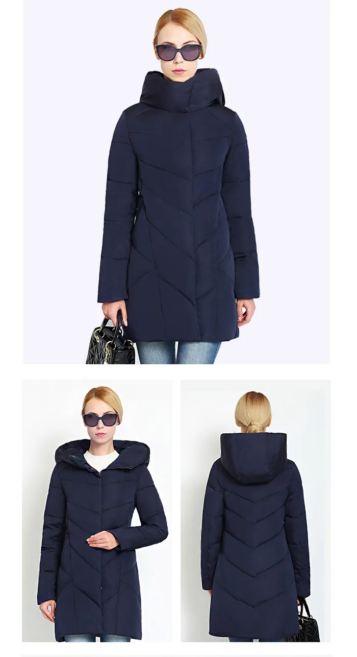 Женская зимняя куртка размера плюс, длинное модное женское зимнее пальто с капюшоном, теплый уплотненный ветрозащитный пуховик, парка